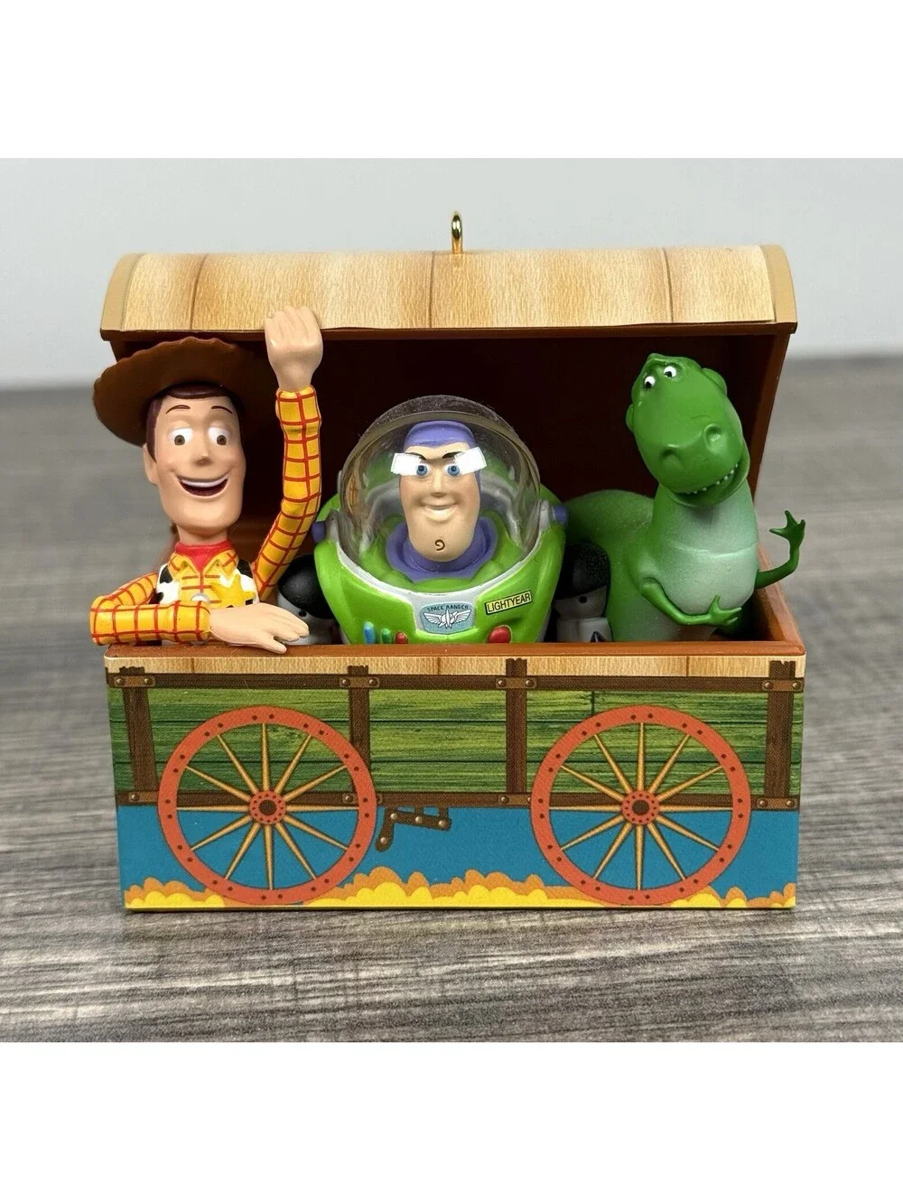 Hallmark 2009 Disney Pixar Toy Story Time to Play Ornament Woody Buzz Rex No Box